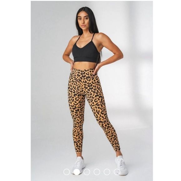 Balance Athletica Pants - Balance Athletica Legging (Vitality) Ascend Pant King Cheetah Size Medium
